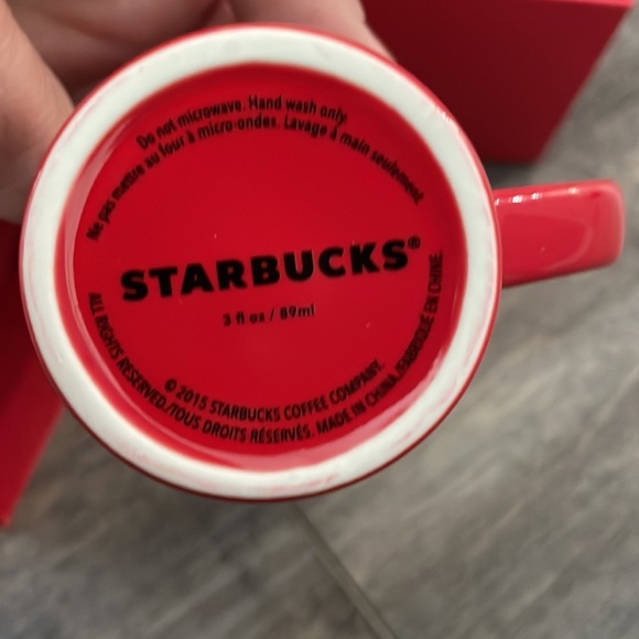 Starbucks Mini Holiday Collection 2015 Cherry red - Picture 6 of 6